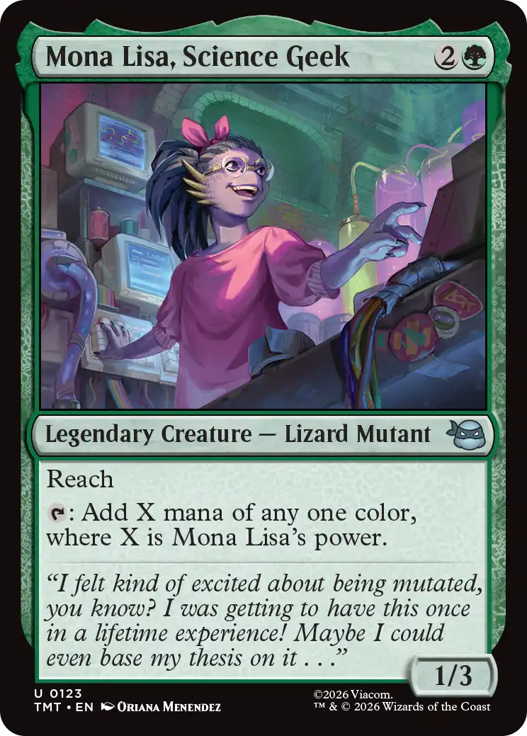 MTG Teenage Mutant Ninja Turtles 0123 Mona Lisa, Science Geek