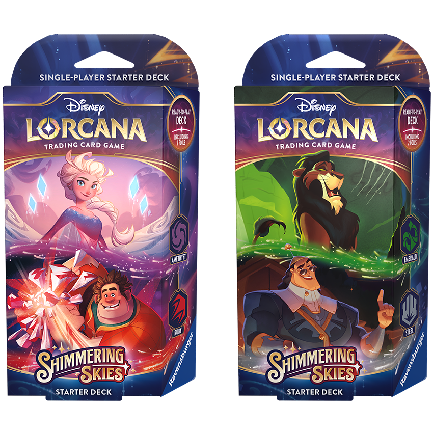 Disney Lorcana - Shimmering Skies Starter Decks