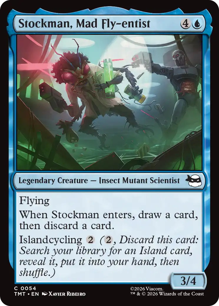 MTG Teenage Mutant Ninja Turtles 0054 Stockman, Mad Fly-entist