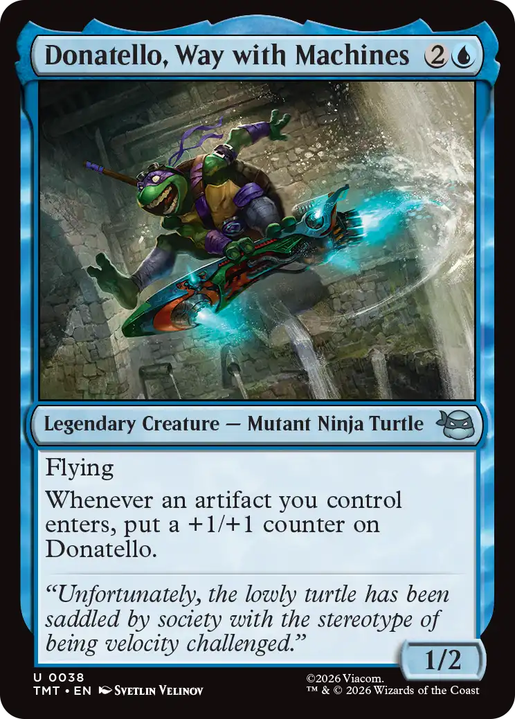 MTG Teenage Mutant Ninja Turtles 0038 Donatello, Way with Machines