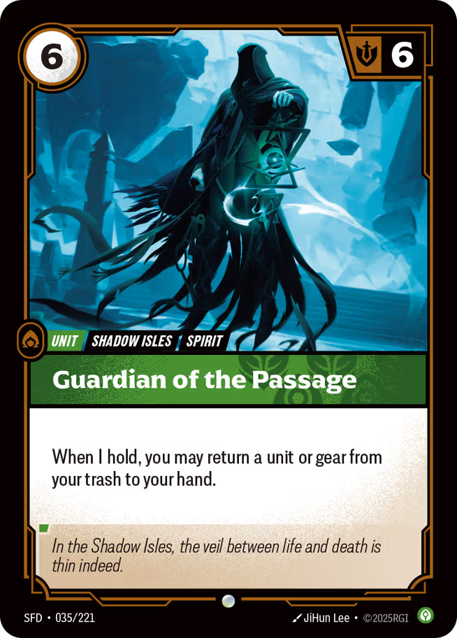 Riftbound: League of Legends TCG Spiritforged 035/221 Guardian of the Passage