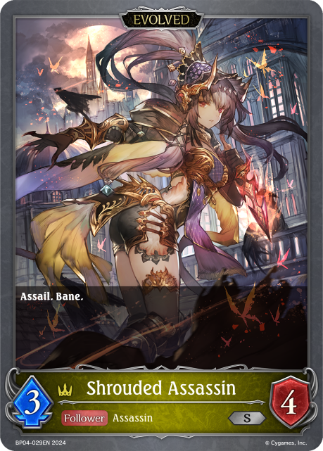 Cosmic Mythos BP04-029 Shrouded Assassin