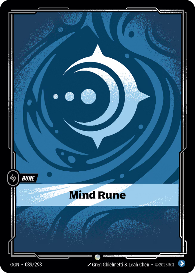 Riftbound: League of Legends TCG Origins 089/289 Mind Rune