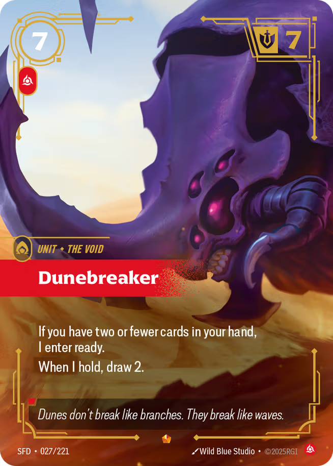 Riftbound: League of Legends TCG Spiritforged 027/221 Dunebreaker