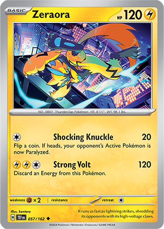 Scarlet & Violet Temporal Forces 057/162 Zeraora