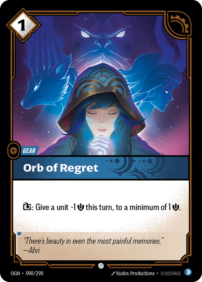 Riftbound: League of Legends TCG Origins 090/289 Orb of Regret