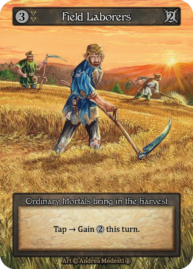 Sorcery Contested Realm Arthurian Legends - Field Laborers