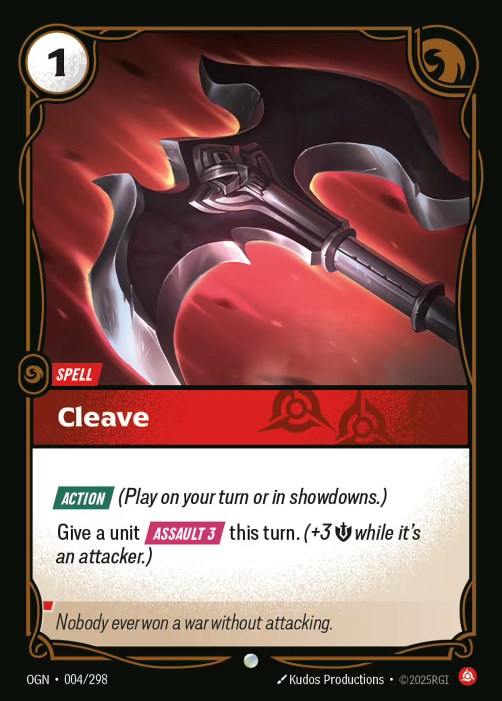 Riftbound: League of Legends TCG Origins 004/289 Cleave