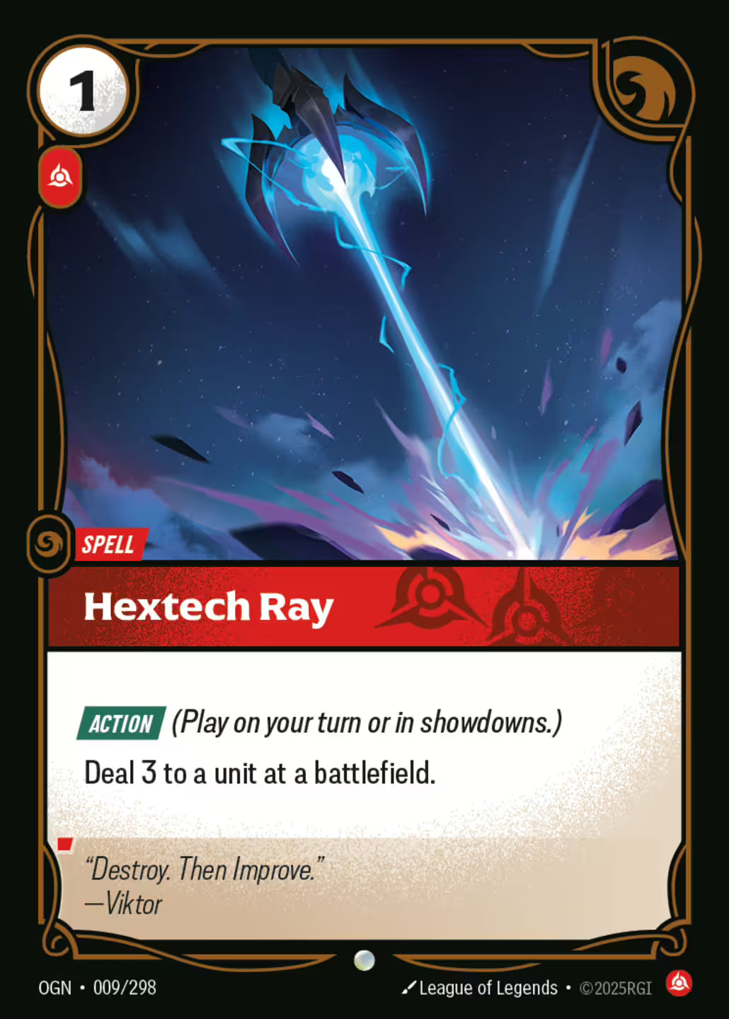Riftbound: League of Legends TCG Origins 009/289 Hextech Ray