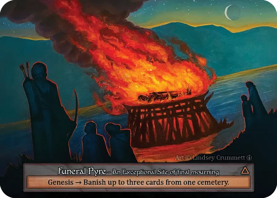 Sorcery Contested Realm Arthurian Legends - Funeral Pyre