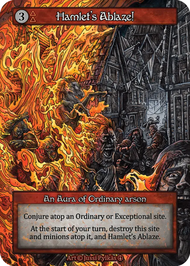 Sorcery Contested Realm Arthurian Legends - Hamlet's Ablaze!