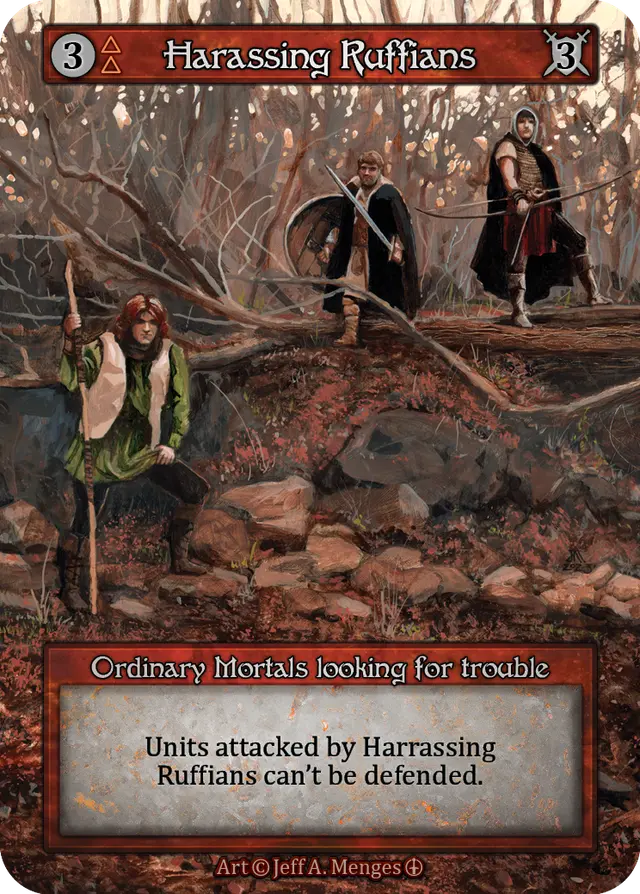 Sorcery Contested Realm Arthurian Legends - Harassing Ruffians Foil