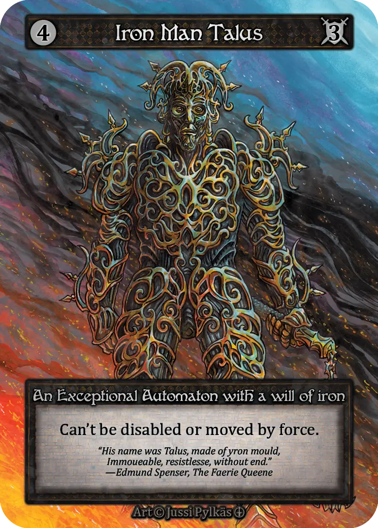 Sorcery Contested Realm Arthurian Legends - Iron Man Talus