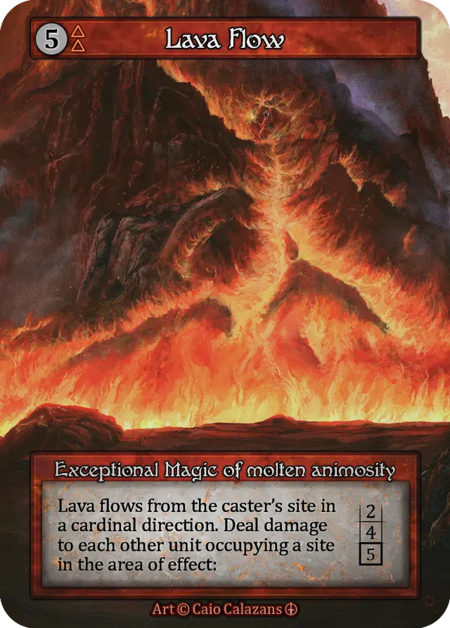 Sorcery Contested Realm Arthurian Legends - Lava Flow