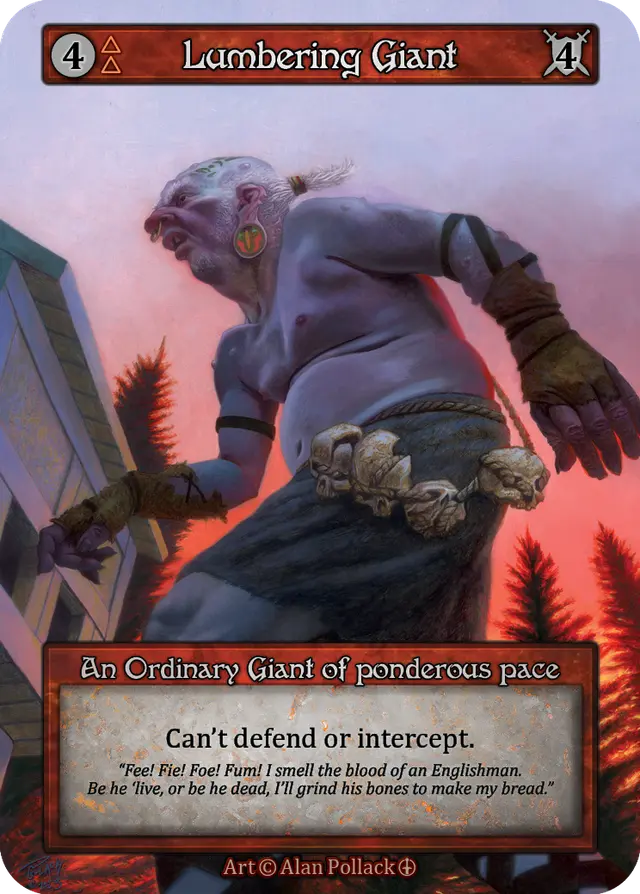 Sorcery Contested Realm Arthurian Legends - Lumbering Giant