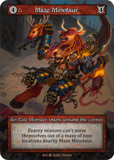 Sorcery Contested Realm - Maze Minotaur Foil