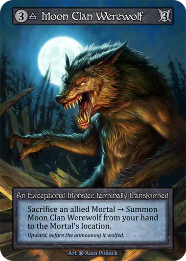 Sorcery Contested Realm - Moon Clan Werewolf