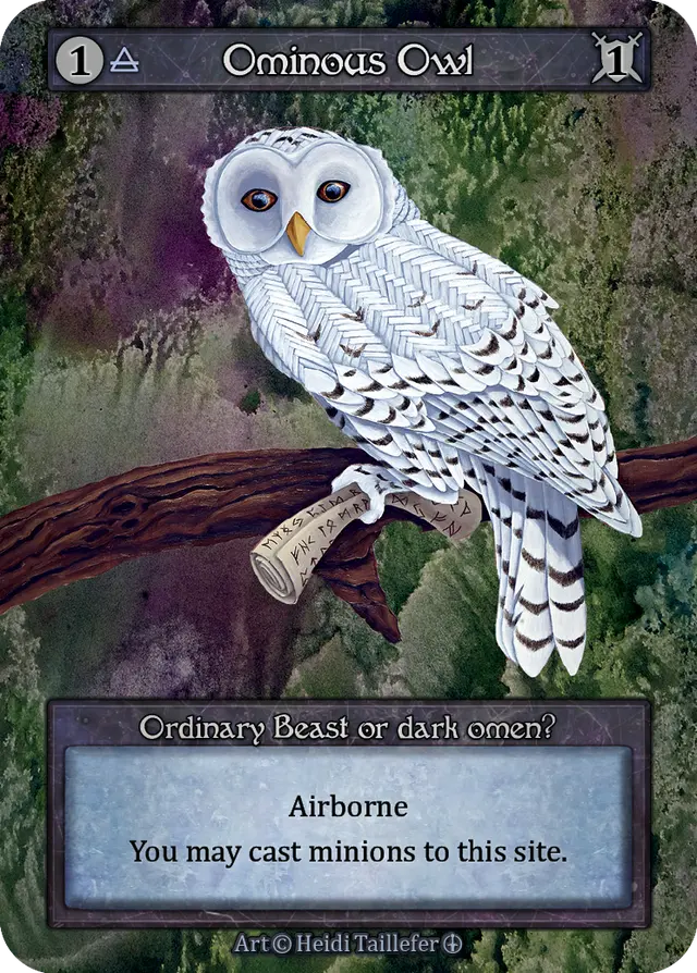 Sorcery Contested Realm Arthurian Legends - Ominous Owl