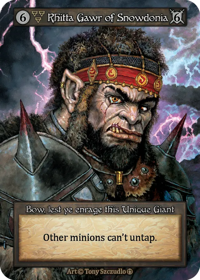 Sorcery Contested Realm Arthurian Legends - Rhitta Gawr of Snowdonia