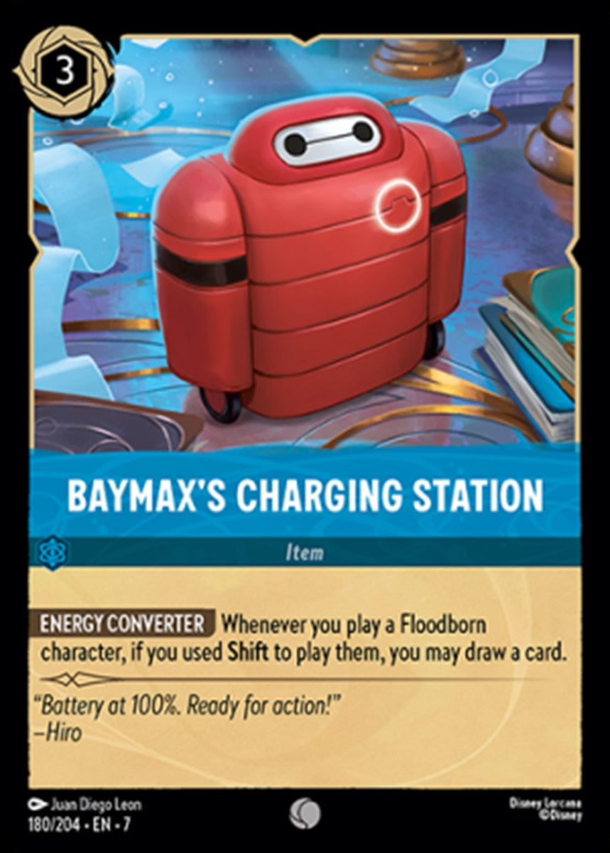 Disney Lorcana Archazia's Island 180/204 Baymax's Charging Station