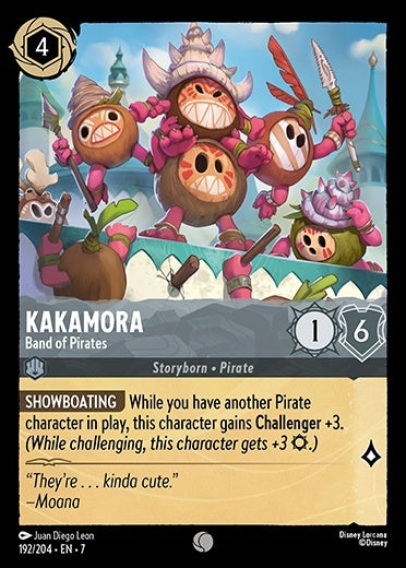 Disney Lorcana Archazia's Island 192/204 Kakamora - Band of Pirates
