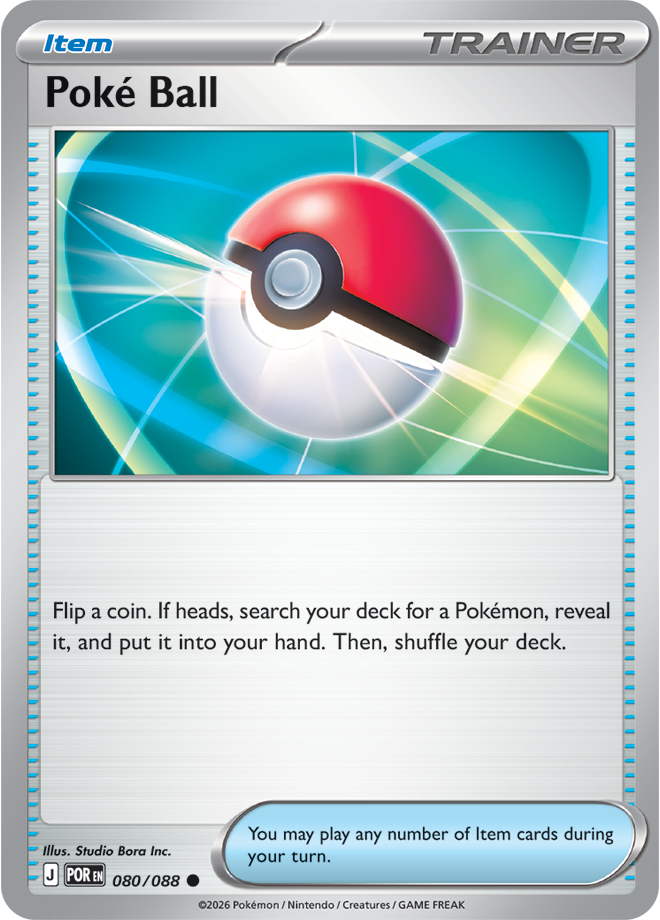 Mega Evolution - Perfect Order 080/088 Poké Ball Reverse Holo