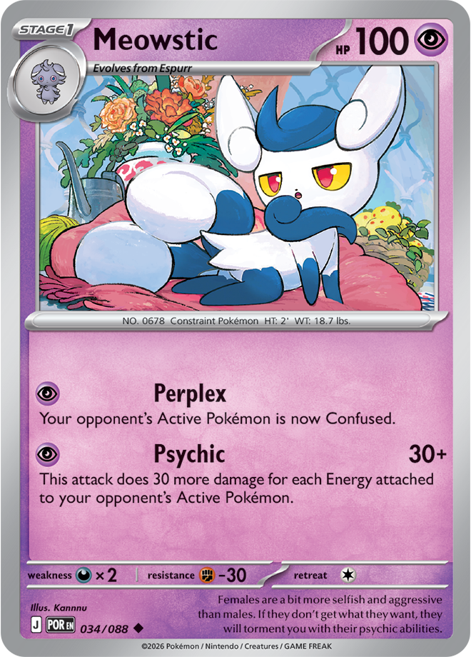 Mega Evolution - Perfect Order 034/088 Meowstic