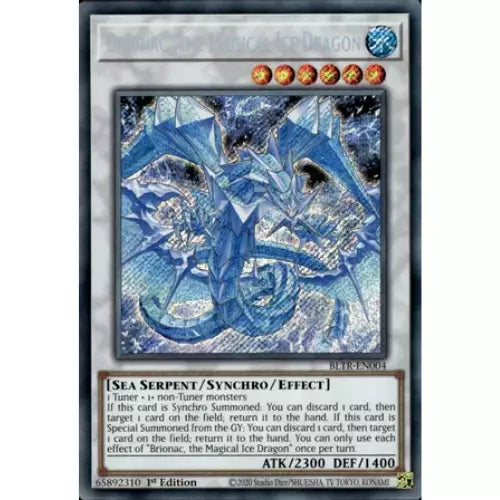 Battles Of Legend: Terminal Revenge BLTR-EN004 Brionac, the Magical Ice Dragon Secret Rare
