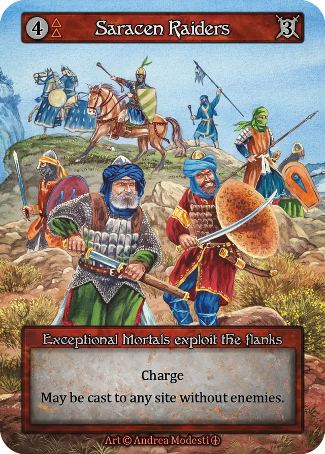 Sorcery Contested Realm Arthurian Legends - Saracen Raiders