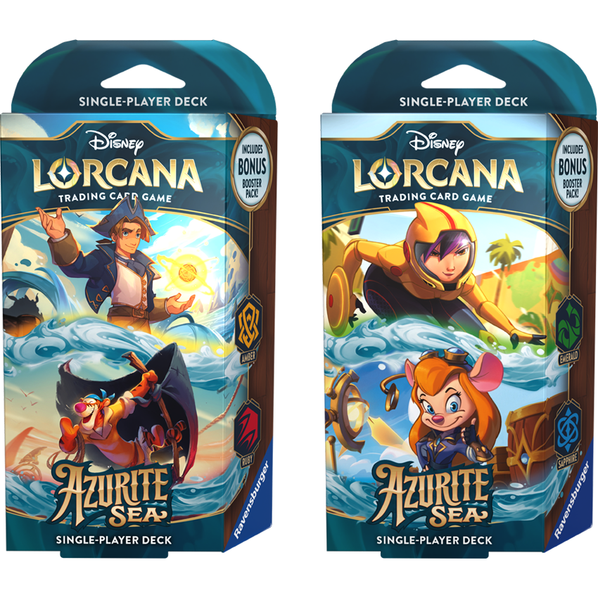 Disney Lorcana Azurite Sea Starter Deck
