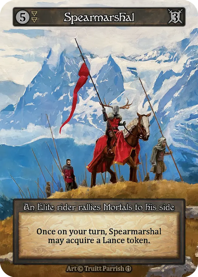 Sorcery Contested Realm Arthurian Legends - Spearmarshal