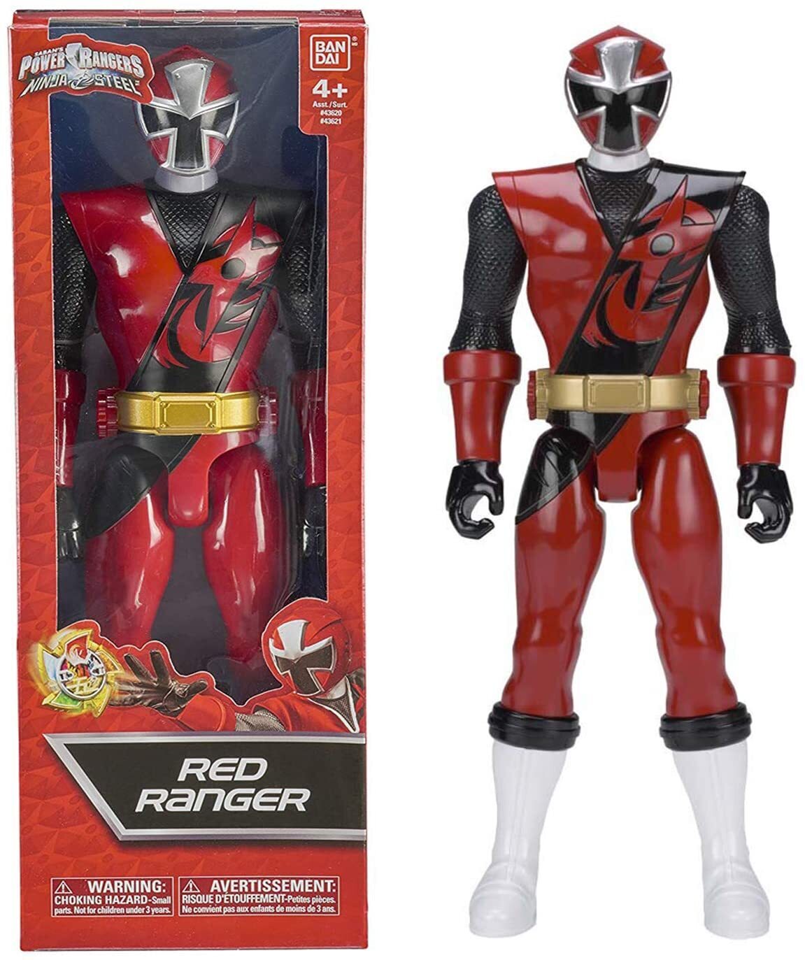 Power Rangers Ninja Steel 30cm Red Ranger Figure
