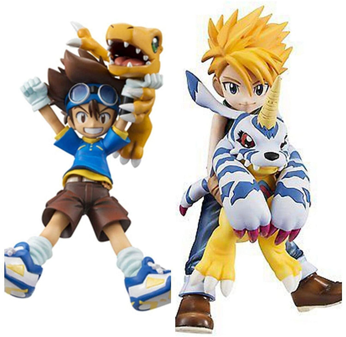 Digimon Figure - Taichi Yagami & Agumon Gabumon