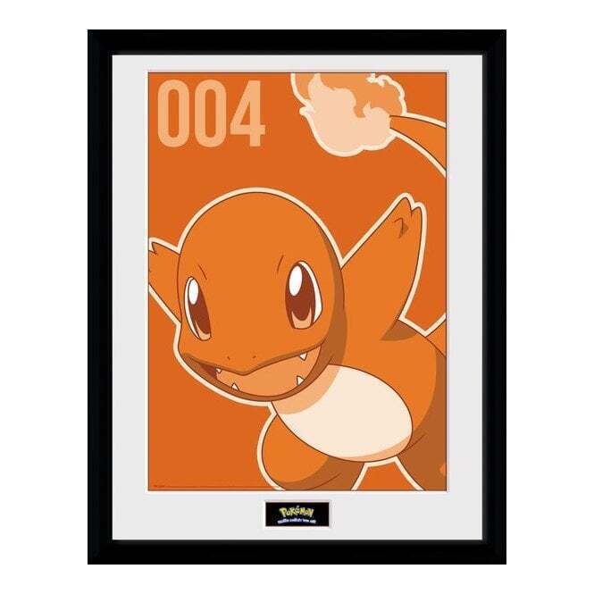 Pokemon - Charmander Mono Collector Print