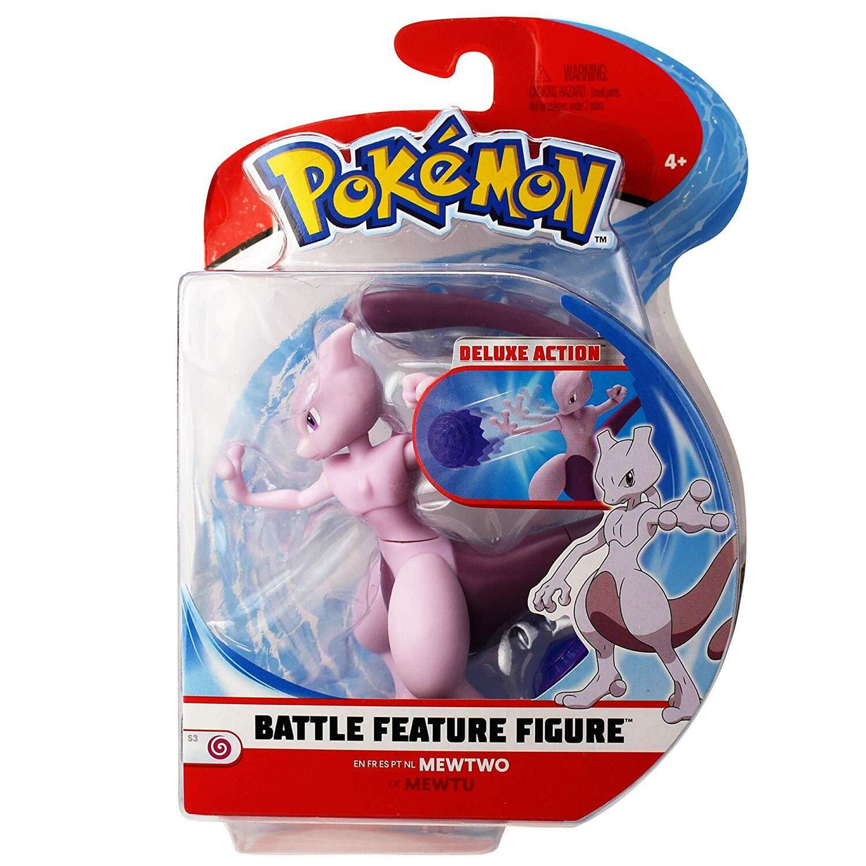 Pokemon - 4.5 Inch Battle Feature Figure - Mewtwo