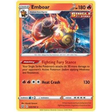 SWSH Battle Styles 025/163 Emboar Holo