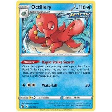 SWSH Battle Styles 037/163 Octillery Holo