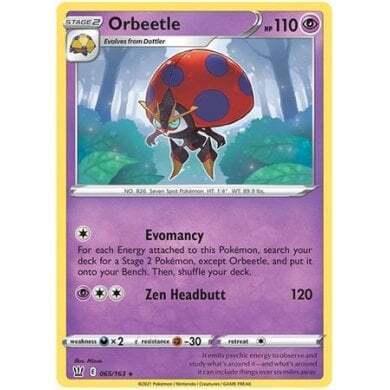 SWSH Battle Styles 065/163 Orbeetle Holo