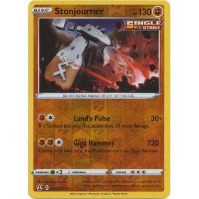 SWSH Battle Styles 084/163 Stonjourner Reverse