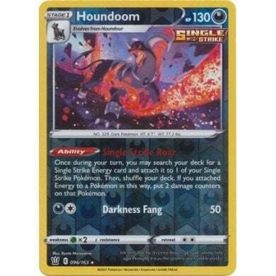 SWSH Battle Styles 096/163 Houndoom Reverse