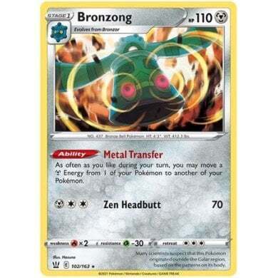 SWSH Battle Styles 102/163 Bronzong Holo