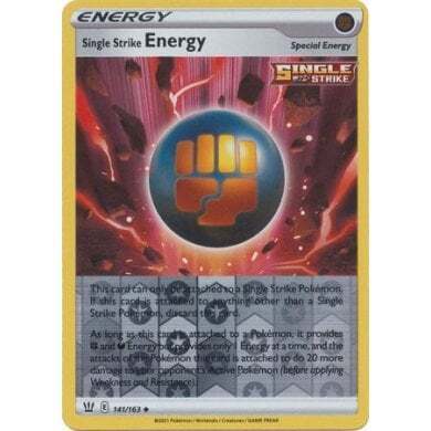 SWSH Battle Styles 141/163 Single Strike Energy Reverse