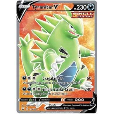 SWSH Battle Styles 154/163 Tyranitar V (Full Art)