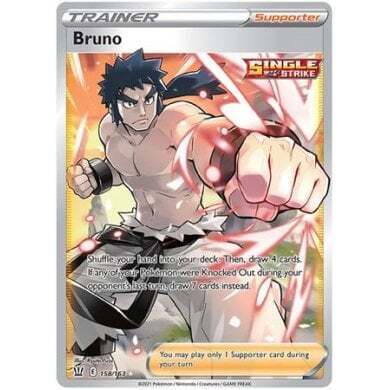 SWSH Battle Styles 158/163 Bruno (Full Art)