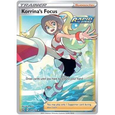 SWSH Battle Styles 160/163 Korrina's Focus (Full Art)