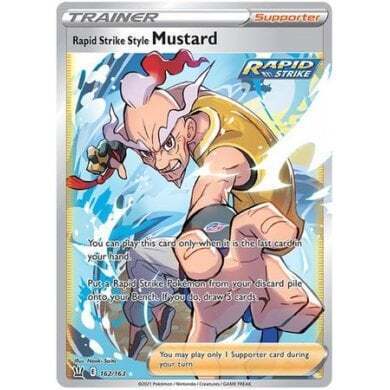 SWSH Battle Styles 162/163 Rapid Strike Mustard (Full Art)