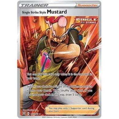 SWSH Battle Styles 163/163 Single Strike Mustard (Full Art)