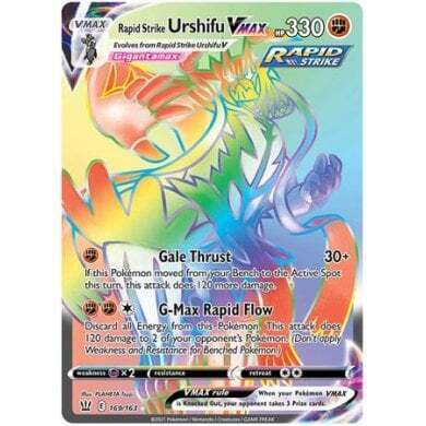 SWSH Battle Styles 169/163 Rapid Strike Urshifu VMAX (Rainbow Rare)