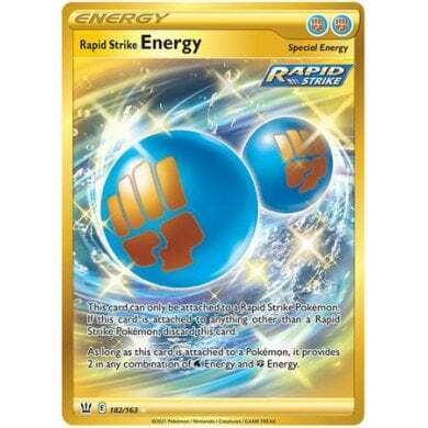 SWSH Battle Styles 182/163 Rapid Strike Energy (Secret Rare)