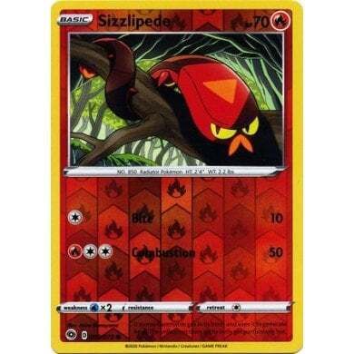 Champions Path 009/73 Sizzlipede Reverse